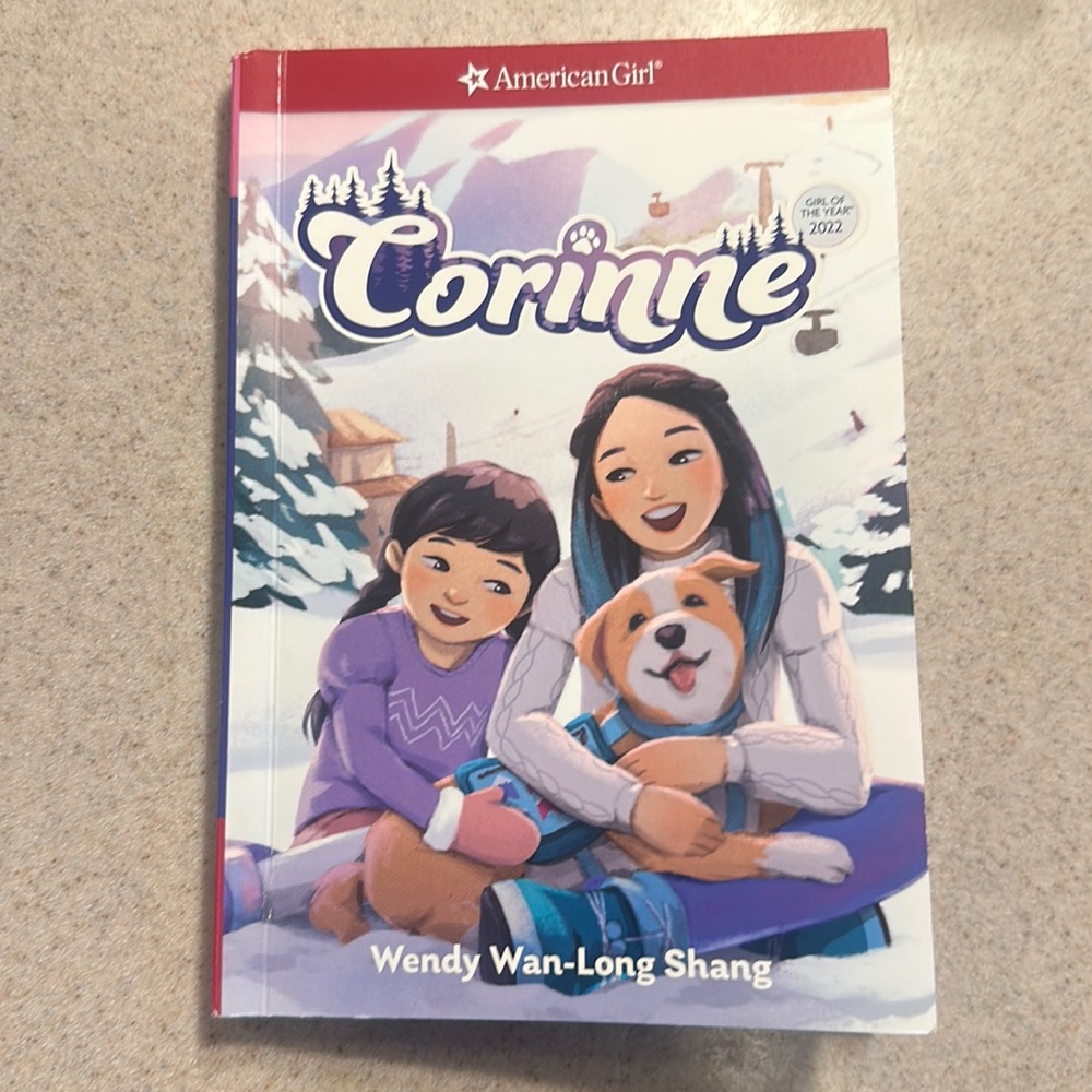 American Girl AG Girl of the Year 2022 Corinne Book Colorado Asian Skiing Novel